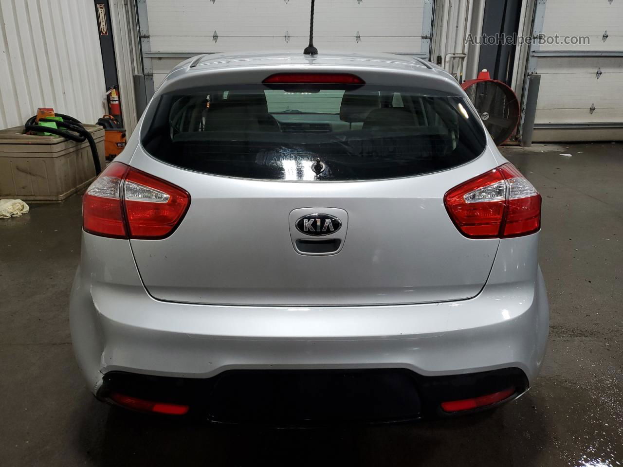 2013 Kia Rio Ex Silver vin: KNADN5A39D6139150