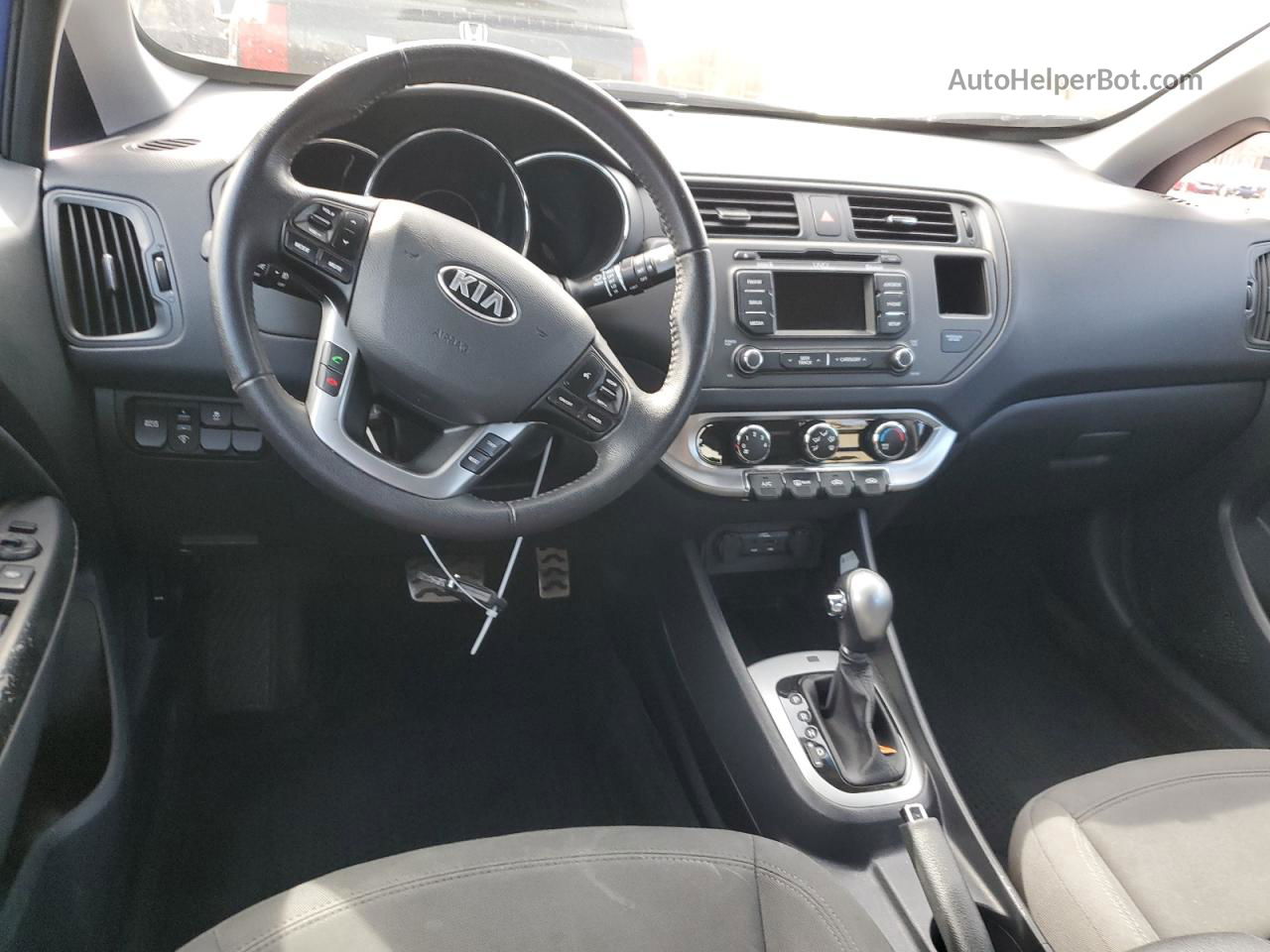 2013 Kia Rio Ex Blue vin: KNADN5A39D6247767