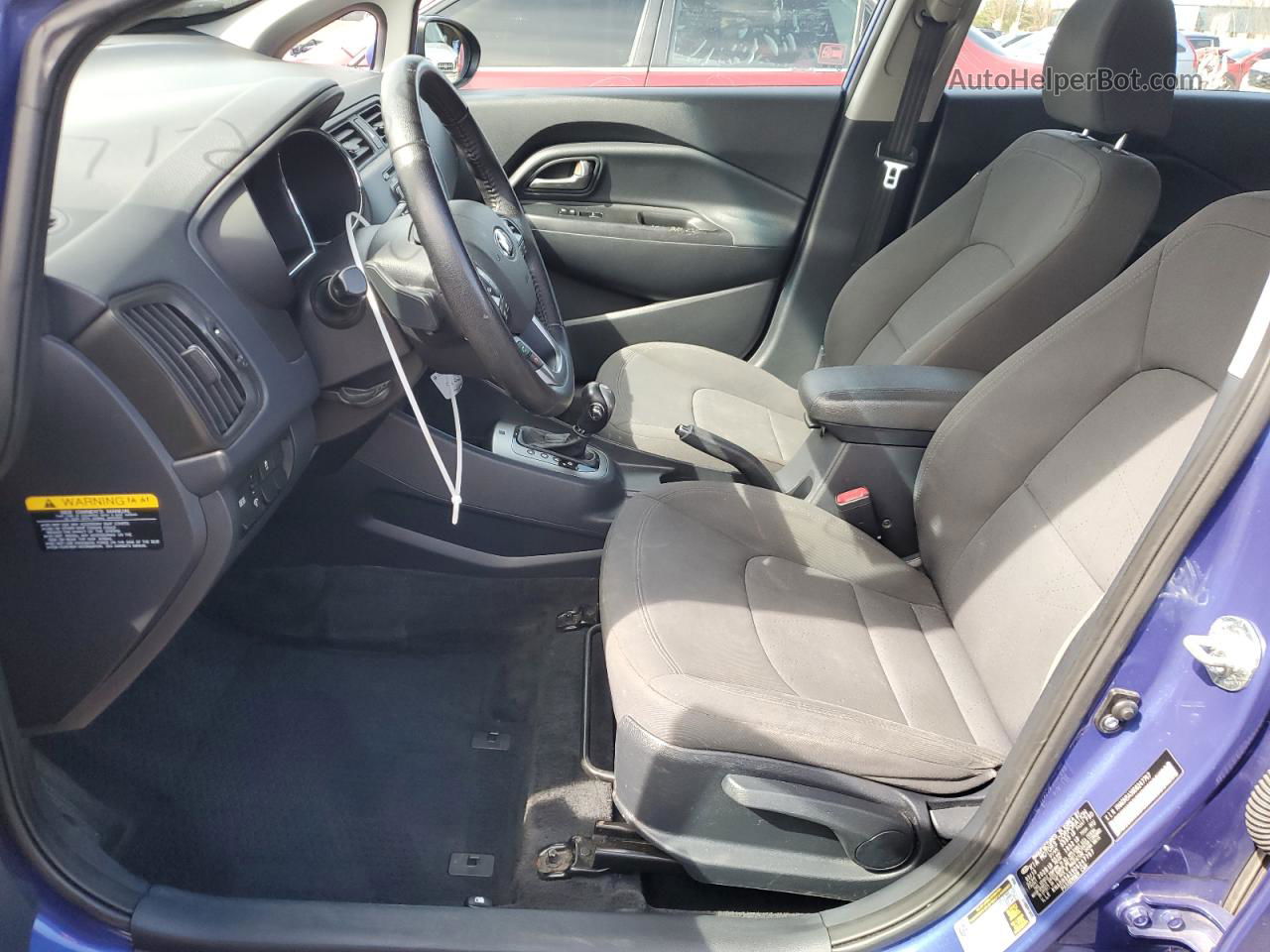 2013 Kia Rio Ex Blue vin: KNADN5A39D6247767