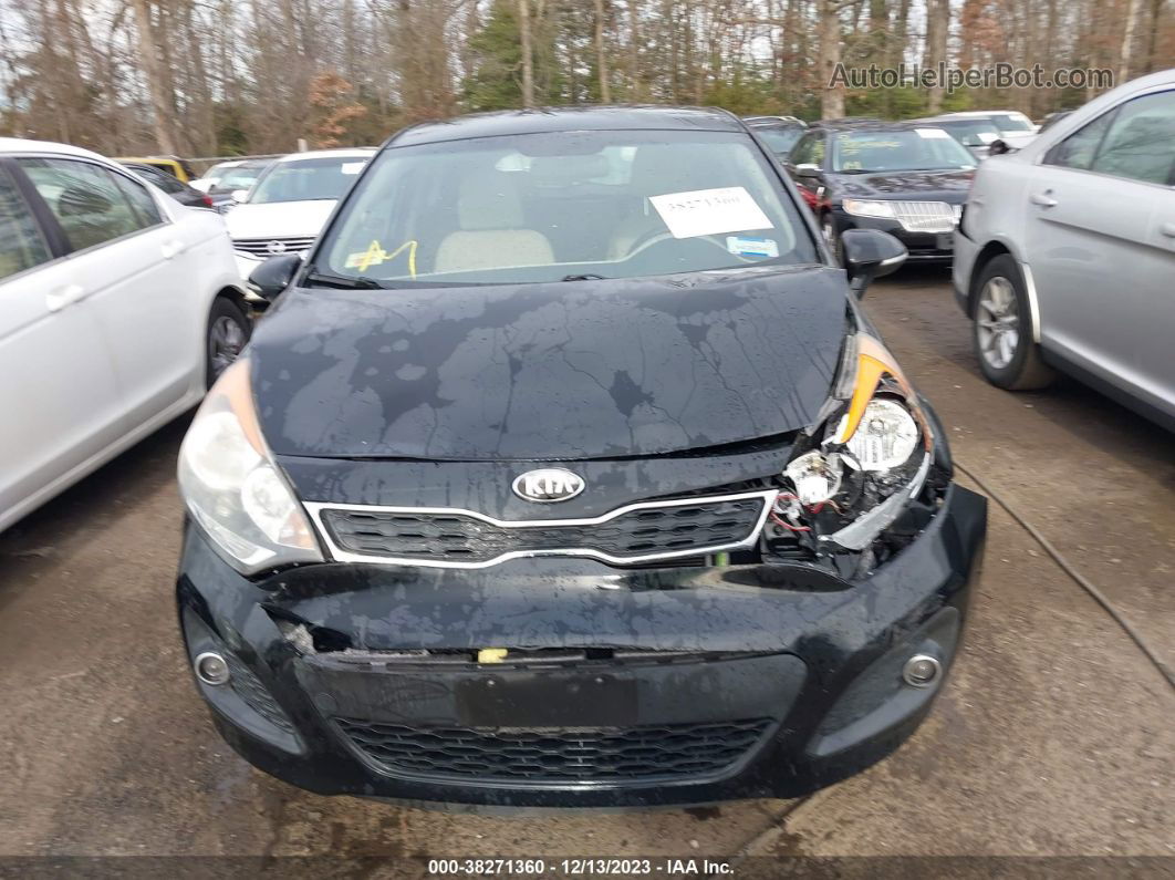 2013 Kia Rio Ex Black vin: KNADN5A3XD6198627