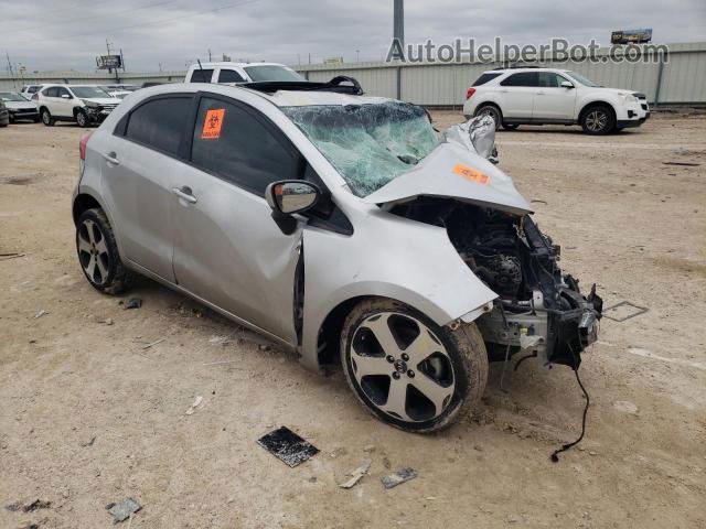 2013 Kia Rio Ex Silver vin: KNADN5A3XD6200148