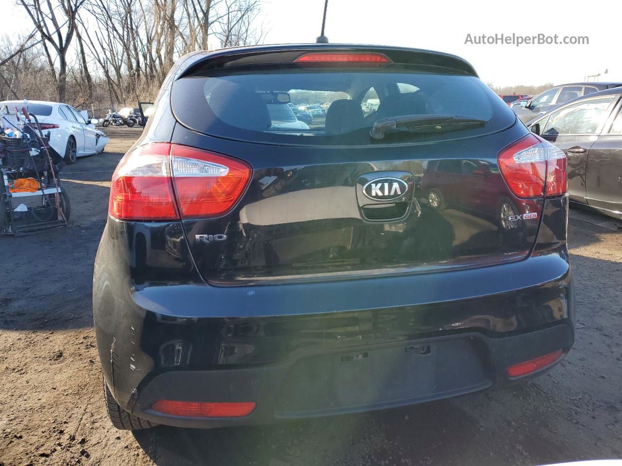 2013 Kia Rio Ex Black vin: KNADN5A3XD6235093