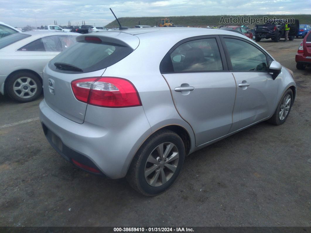 2014 Kia Rio Ex Silver vin: KNADN5A3XE6353078