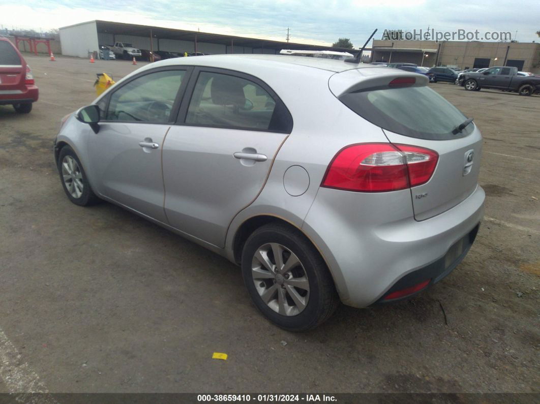 2014 Kia Rio Ex Silver vin: KNADN5A3XE6353078