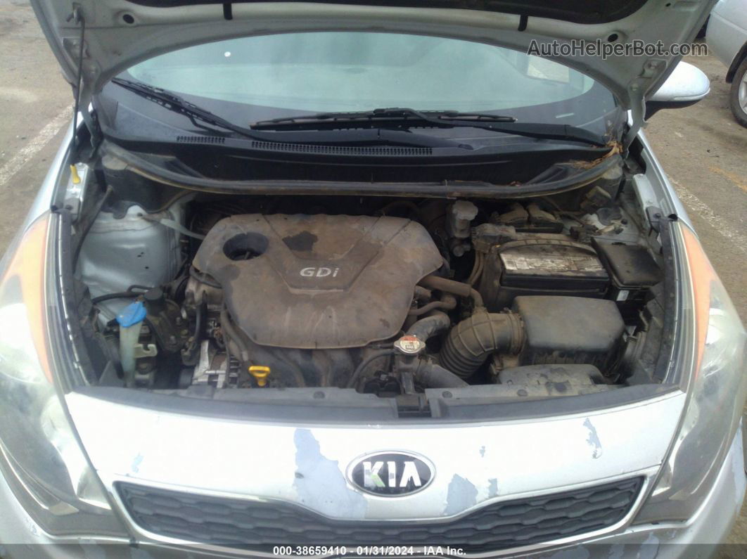 2014 Kia Rio Ex Silver vin: KNADN5A3XE6353078