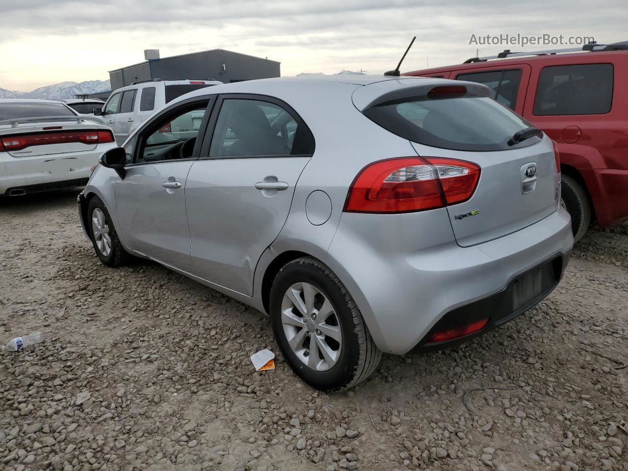 2014 Kia Rio Ex Silver vin: KNADN5A3XE6353713