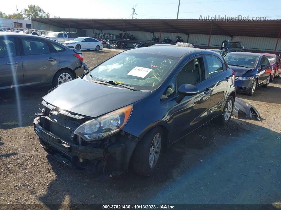 2014 Kia Rio Ex Gray vin: KNADN5A3XE6362136