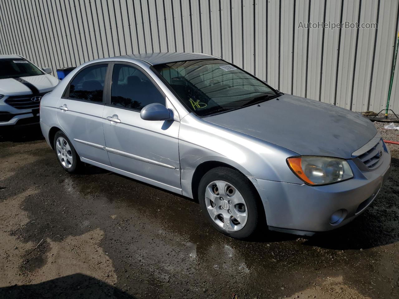 2006 Kia Spectra Lx Gray vin: KNAFE121065305823