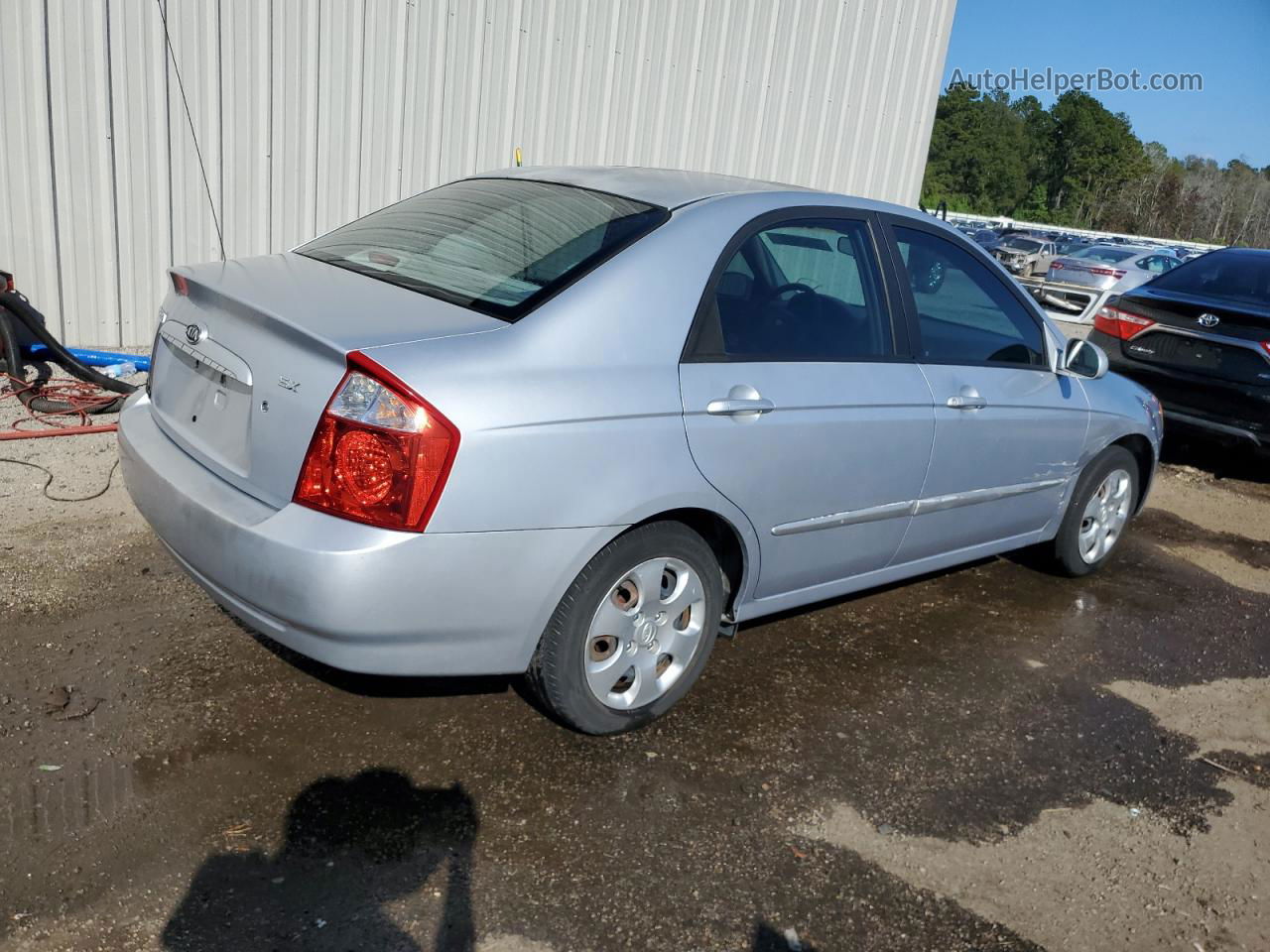 2006 Kia Spectra Lx Gray vin: KNAFE121065305823