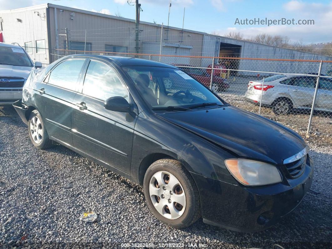 2006 Kia Spectra Ex/lx/sx Black vin: KNAFE121065314229