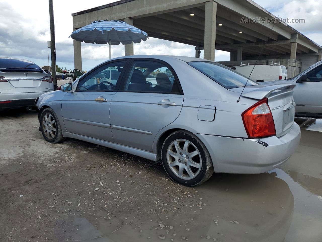 2006 Kia Spectra Lx Silver vin: KNAFE121065331368