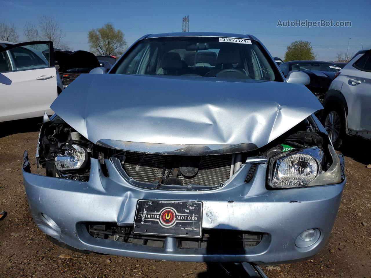 2006 Kia Spectra Lx Silver vin: KNAFE121065345139