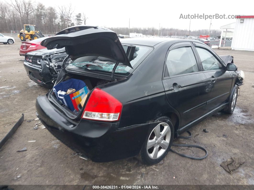 2007 Kia Spectra Sx Black vin: KNAFE121075002347