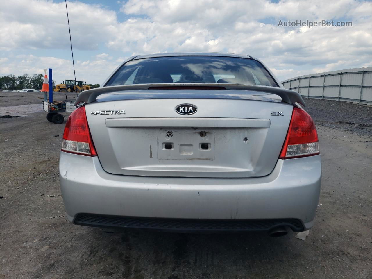 2007 Kia Spectra Ex Серебряный vin: KNAFE121075005829