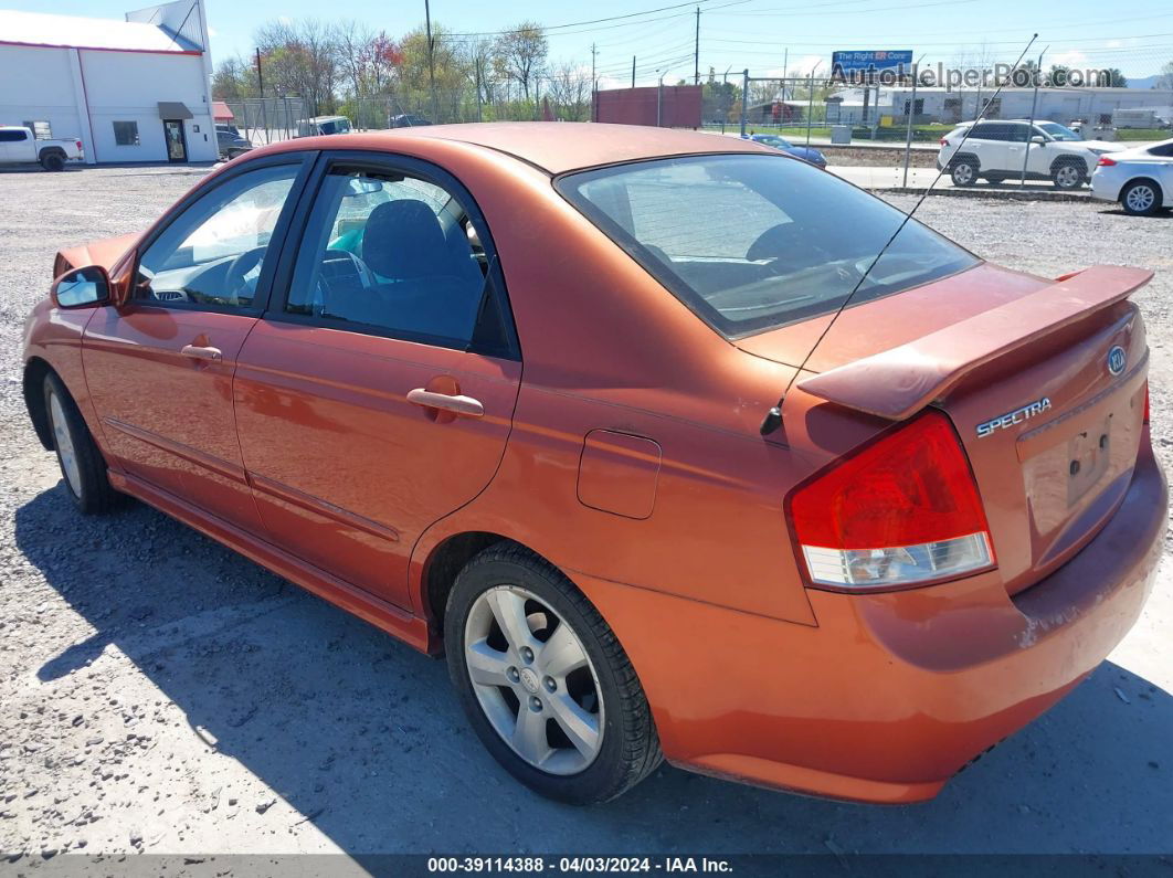 2007 Kia Spectra Sx Оранжевый vin: KNAFE121075008021