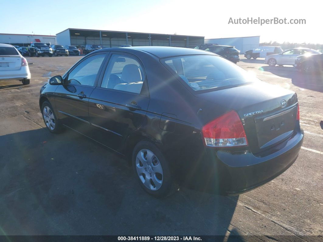 2007 Kia Spectra Ex Черный vin: KNAFE121075401498