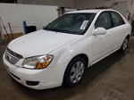 2007 Kia Spectra Ex White vin: KNAFE121075440589