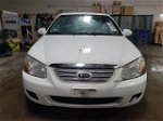 2007 Kia Spectra Ex White vin: KNAFE121075440589