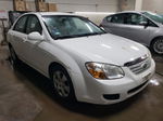 2007 Kia Spectra Ex White vin: KNAFE121075440589