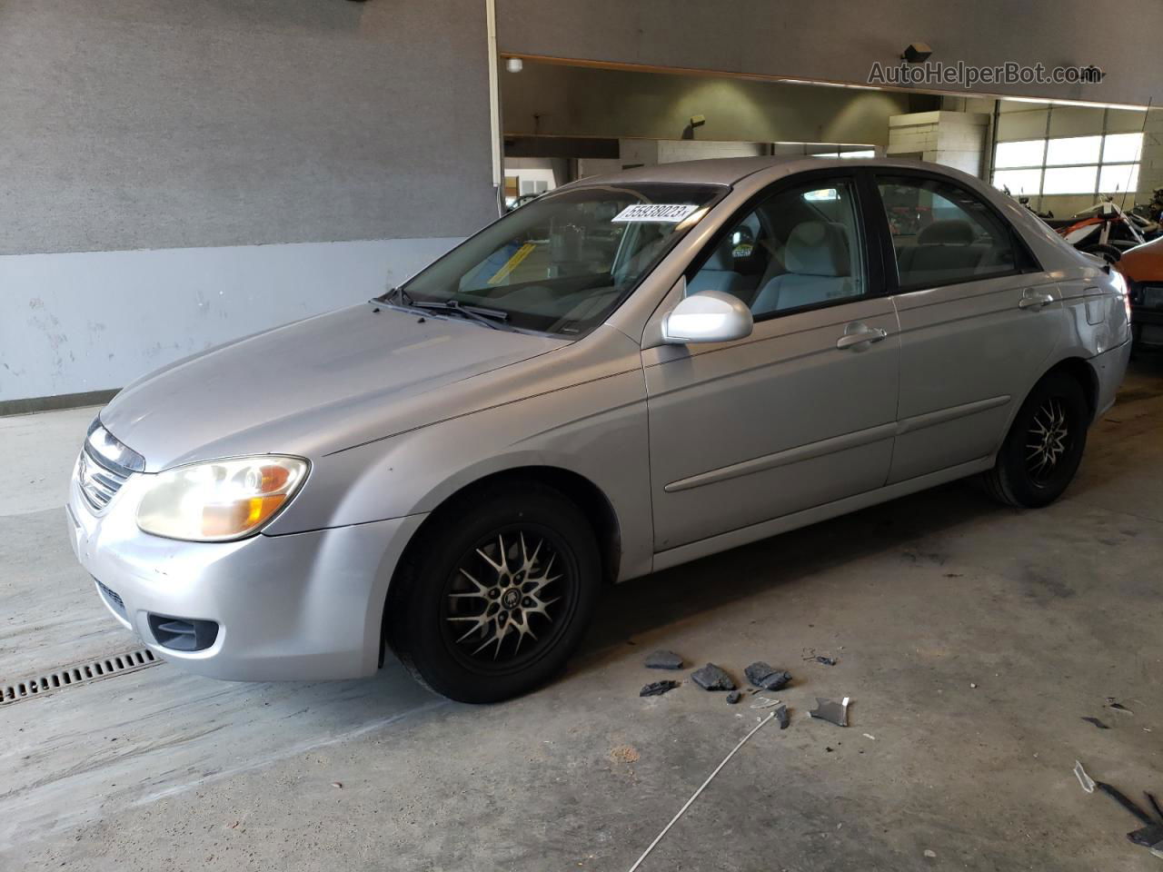 2007 Kia Spectra Ex Silver vin: KNAFE121075442231