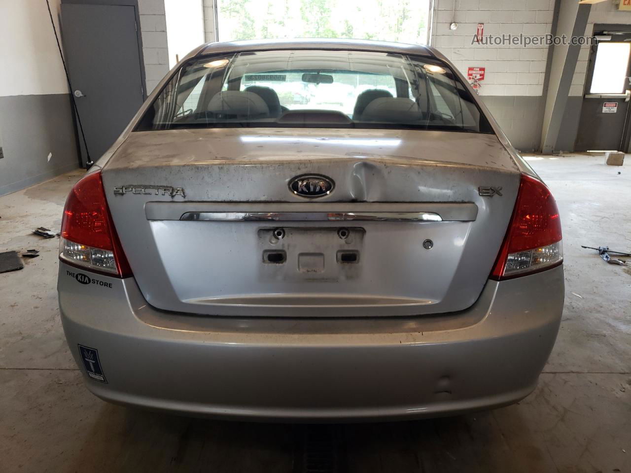 2007 Kia Spectra Ex Silver vin: KNAFE121075442231