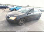 2006 Kia Spectra Ex/sx/lx Black vin: KNAFE121165298428