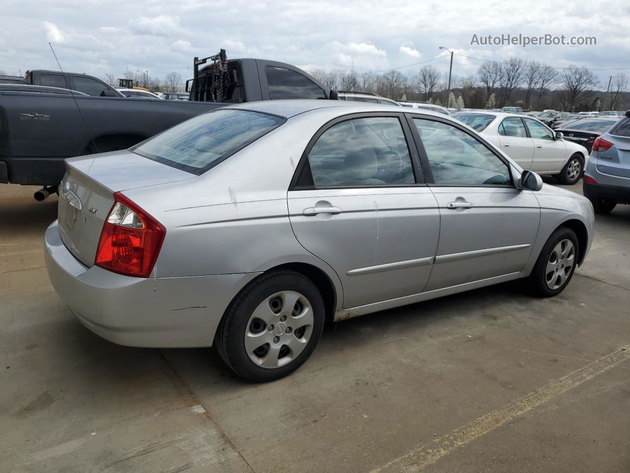 2006 Kia Spectra Lx Silver vin: KNAFE121165370762