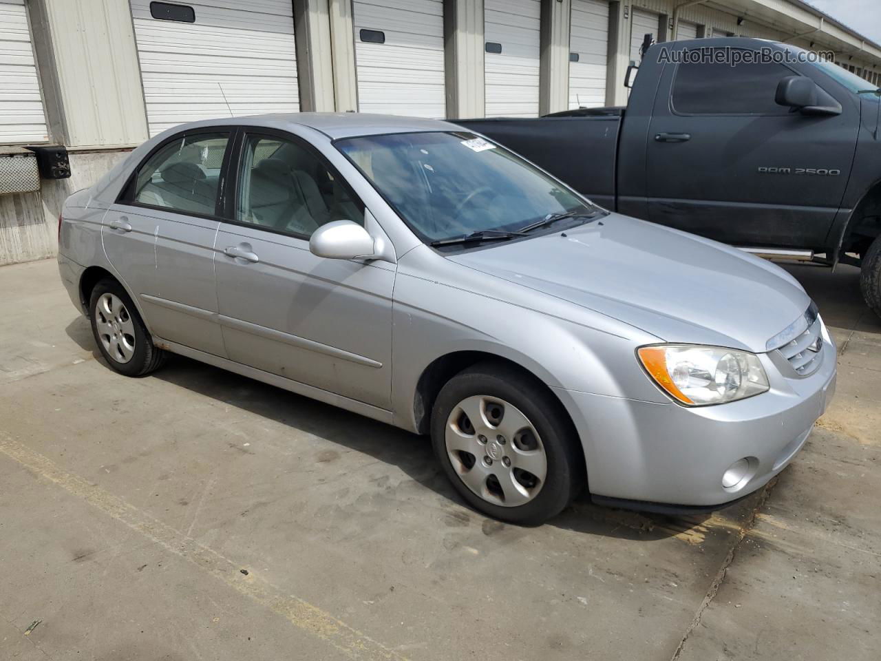 2006 Kia Spectra Lx Silver vin: KNAFE121165370762