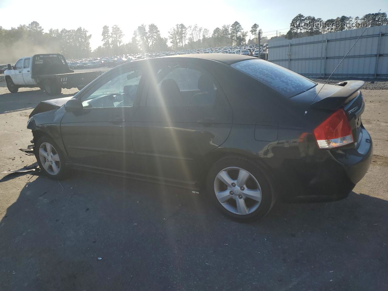 2007 Kia Spectra Ex Black vin: KNAFE121175005080