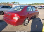 2007 Kia Spectra Ex Burgundy vin: KNAFE121175410663