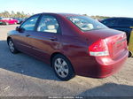 2007 Kia Spectra Ex Burgundy vin: KNAFE121175410663