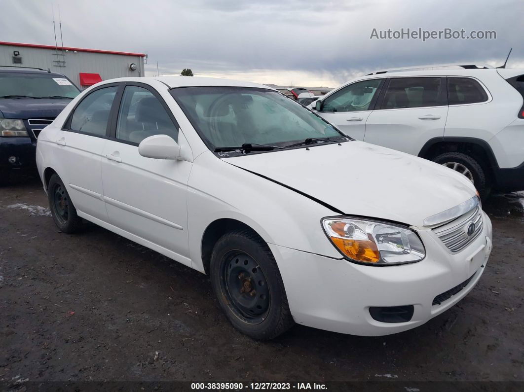 2007 Kia Spectra Ex White vin: KNAFE121175421887