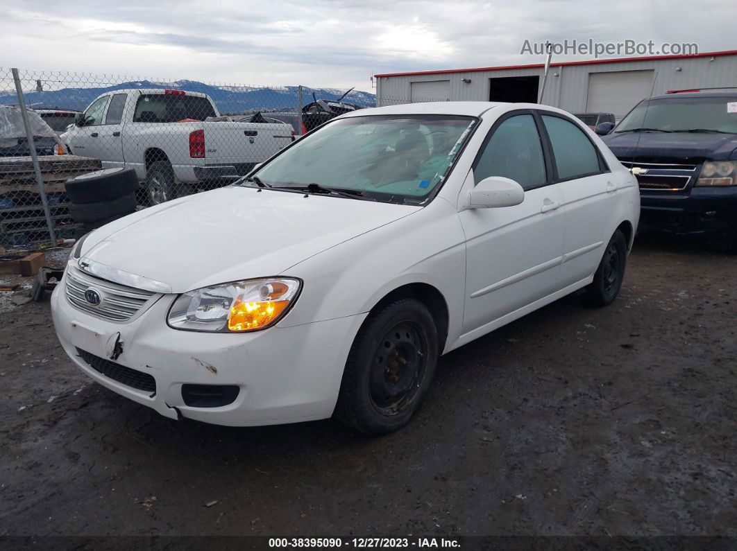 2007 Kia Spectra Ex White vin: KNAFE121175421887