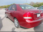 2007 Kia Spectra Ex Burgundy vin: KNAFE121175443744