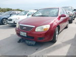 2007 Kia Spectra Ex Бордовый vin: KNAFE121175443744