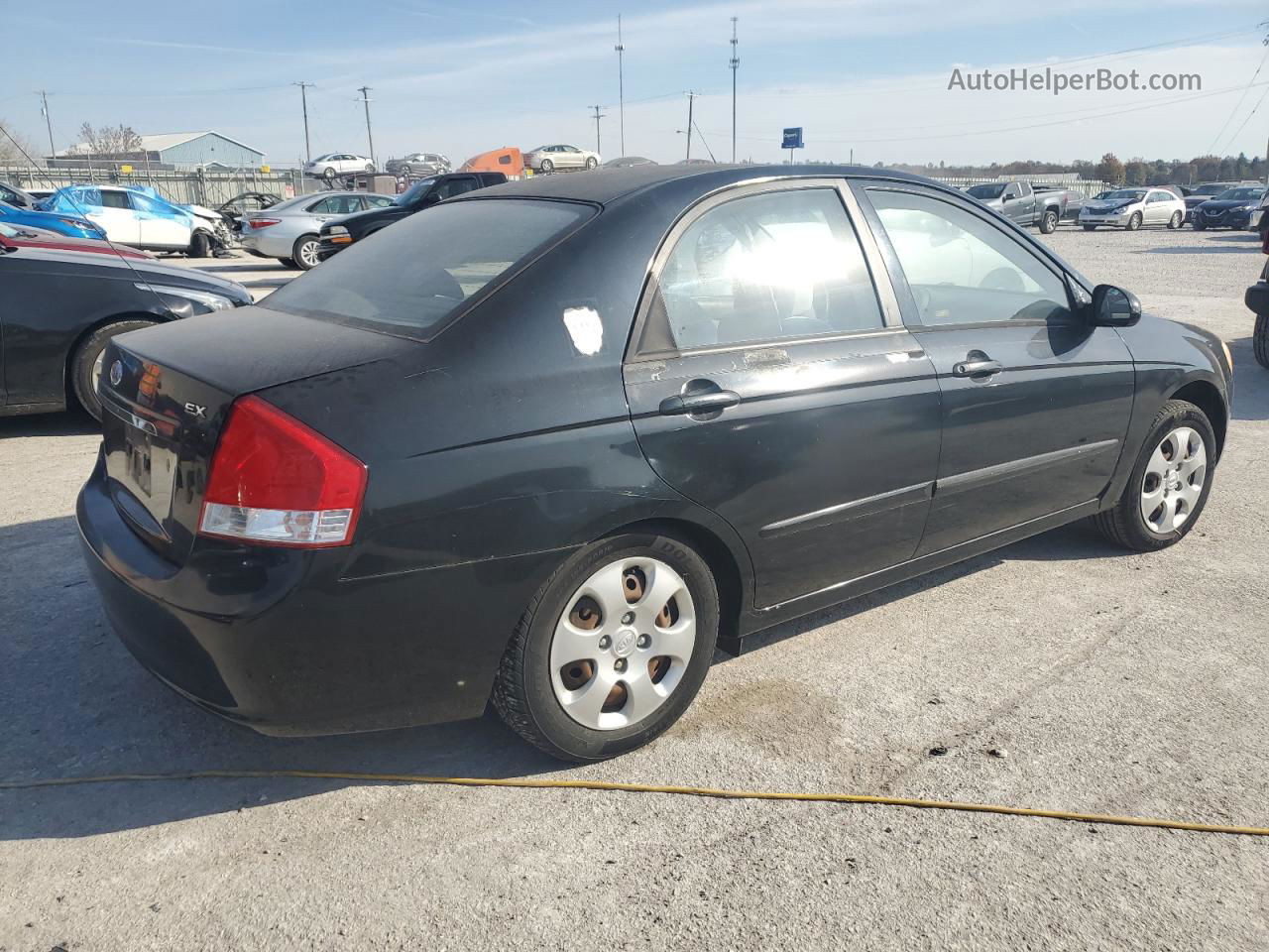 2007 Kia Spectra Ex Black vin: KNAFE121175453464