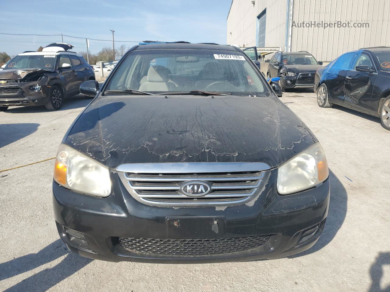 2007 Kia Spectra Ex Black vin: KNAFE121175453464