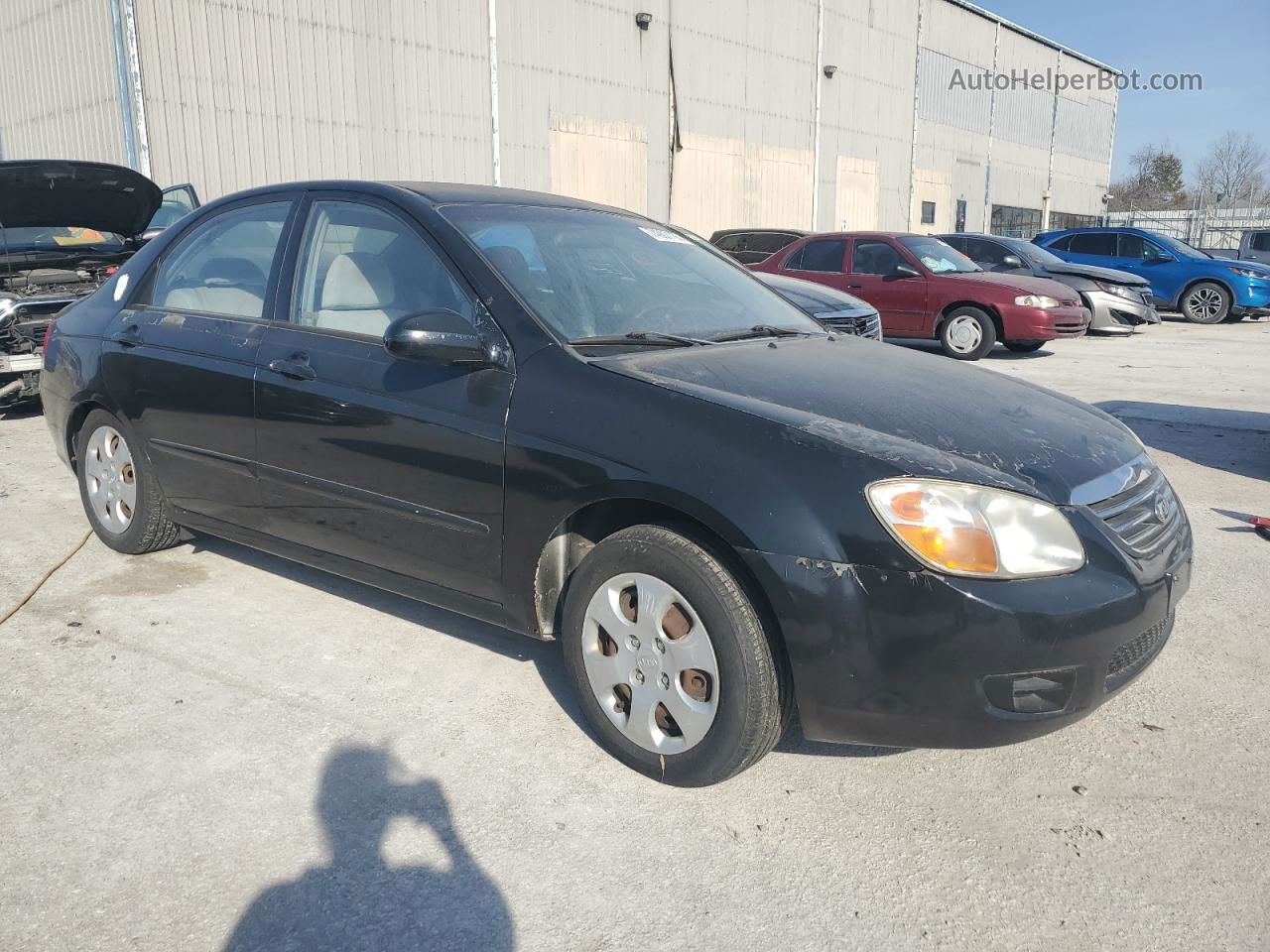 2007 Kia Spectra Ex Black vin: KNAFE121175453464