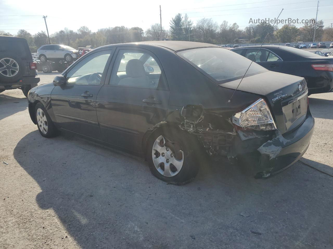 2007 Kia Spectra Ex Black vin: KNAFE121175453464