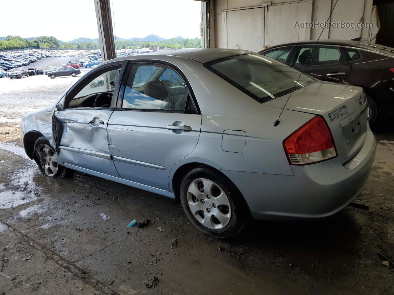 2007 Kia Spectra Ex Gray vin: KNAFE121175477540