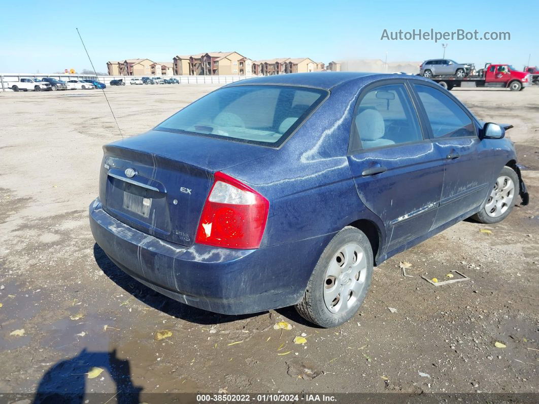 2006 Kia Spectra Ex/lx/sx Blue vin: KNAFE121265259119