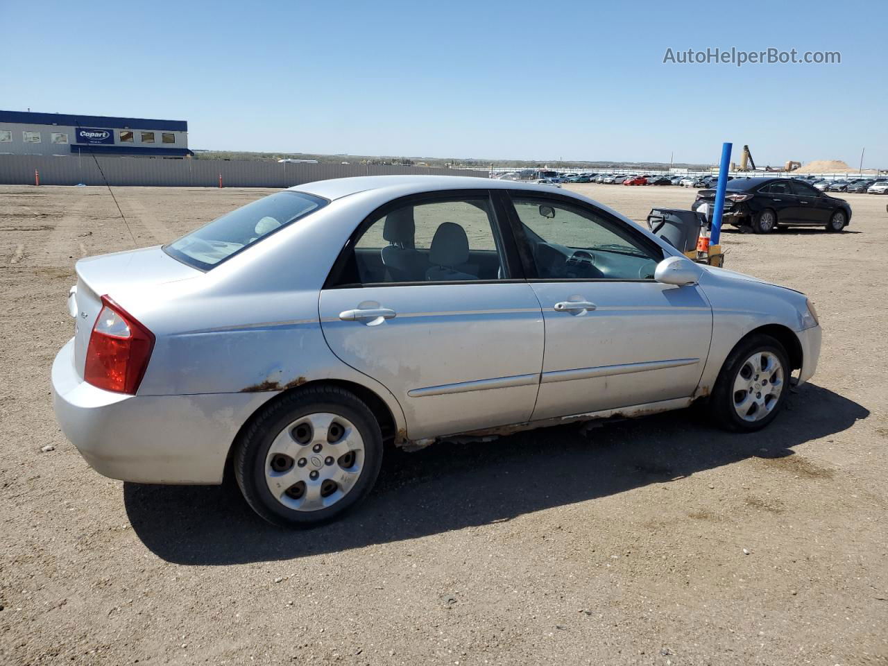 2006 Kia Spectra Lx Silver vin: KNAFE121265292850