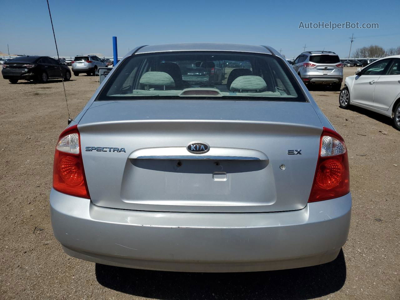 2006 Kia Spectra Lx Silver vin: KNAFE121265292850