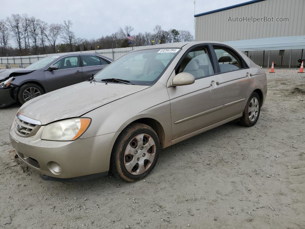 2006 Kia Spectra Lx Tan vin: KNAFE121265296672