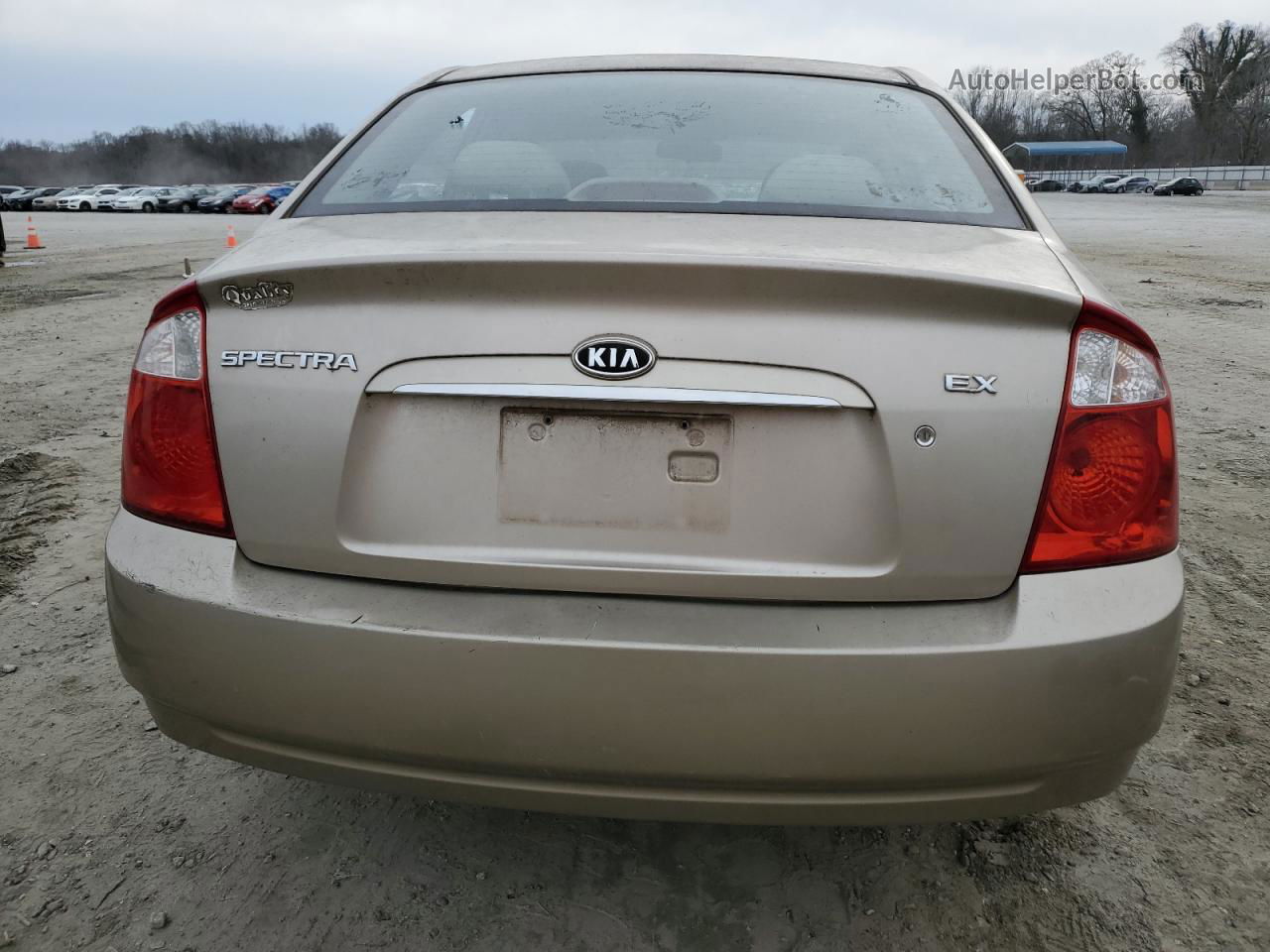 2006 Kia Spectra Lx Tan vin: KNAFE121265296672