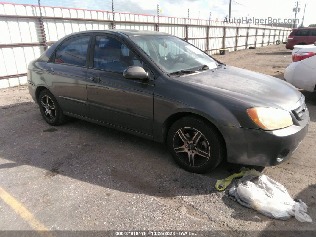 2006 Kia Spectra Sx/ex/lx Gray vin: KNAFE121265372729