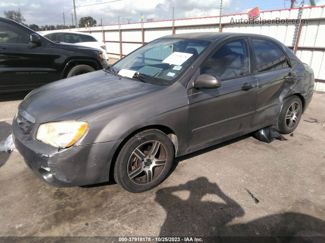 2006 Kia Spectra Sx/ex/lx Gray vin: KNAFE121265372729