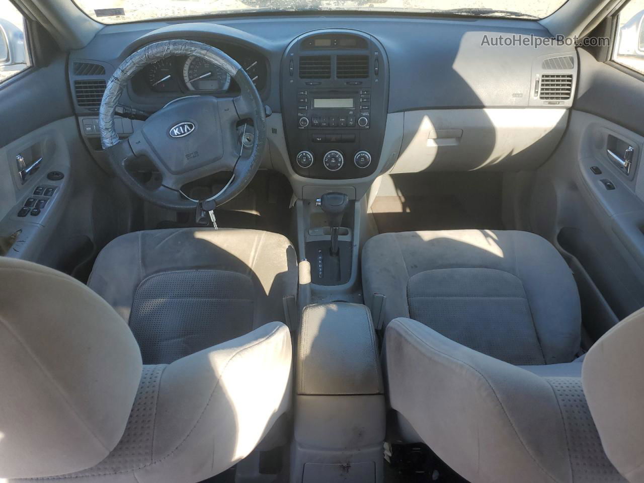 2007 Kia Spectra Ex Silver vin: KNAFE121275377768