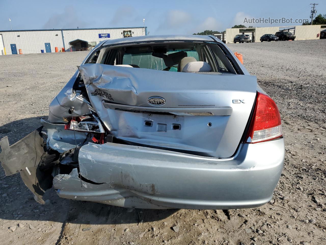 2007 Kia Spectra Ex Silver vin: KNAFE121275433644