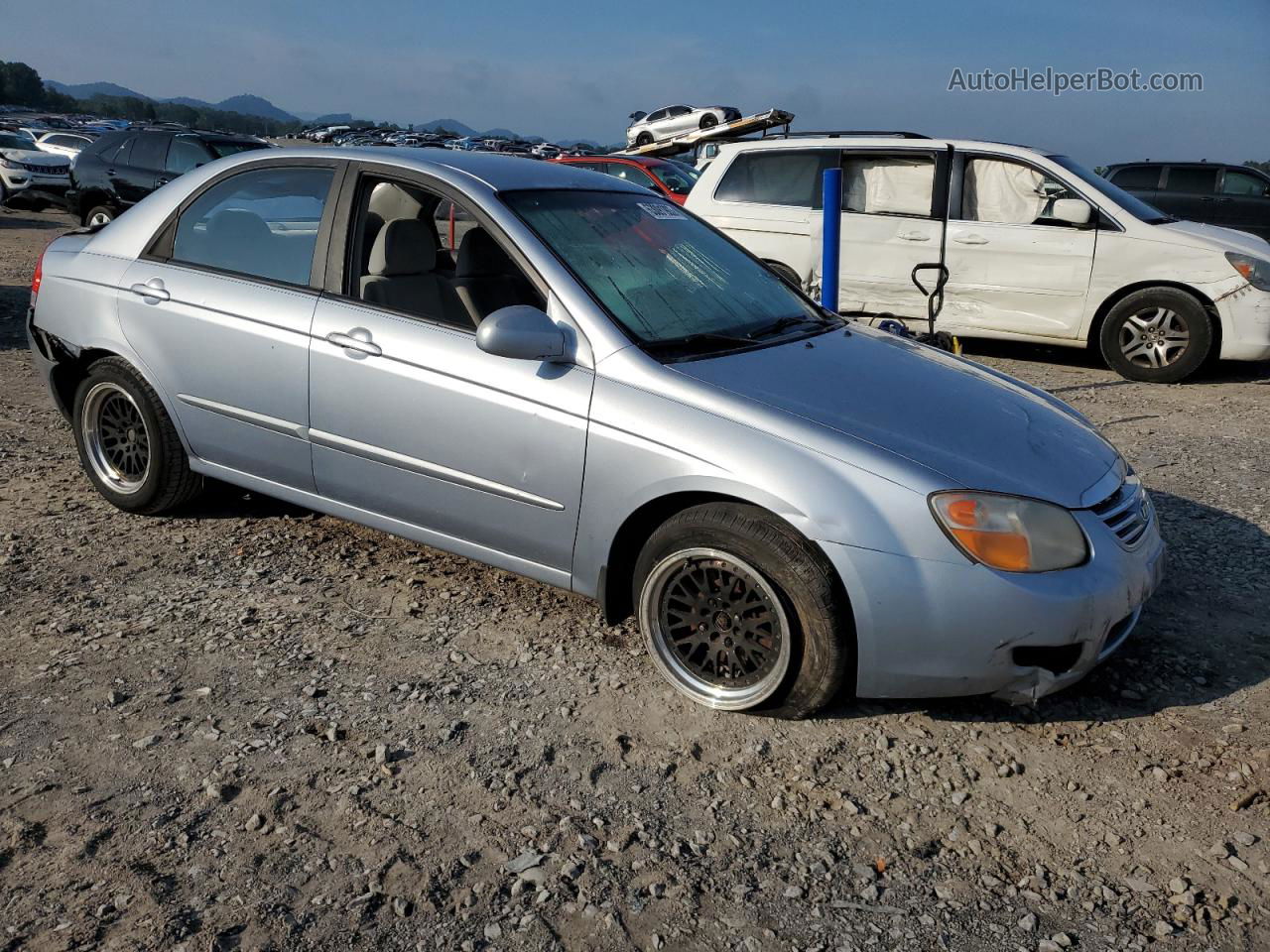 2007 Kia Spectra Ex Silver vin: KNAFE121275433644